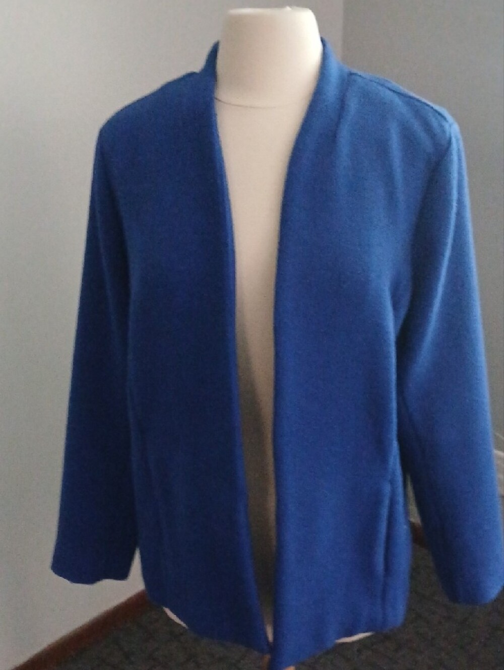 Maurices Royal Blue Open Front Jacket